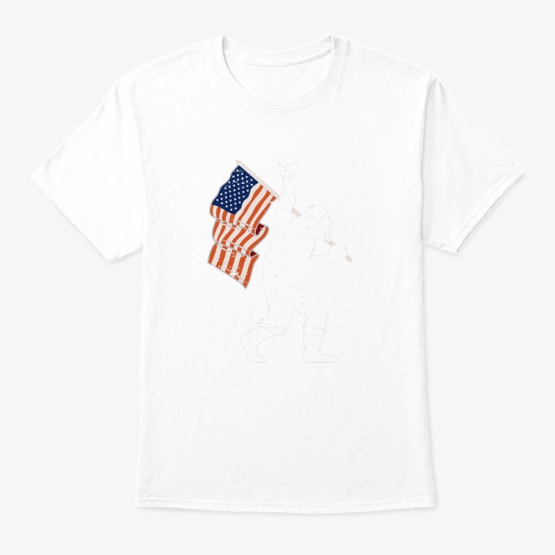 Bigfoot US Flag-bearer - Big Foot Rock -