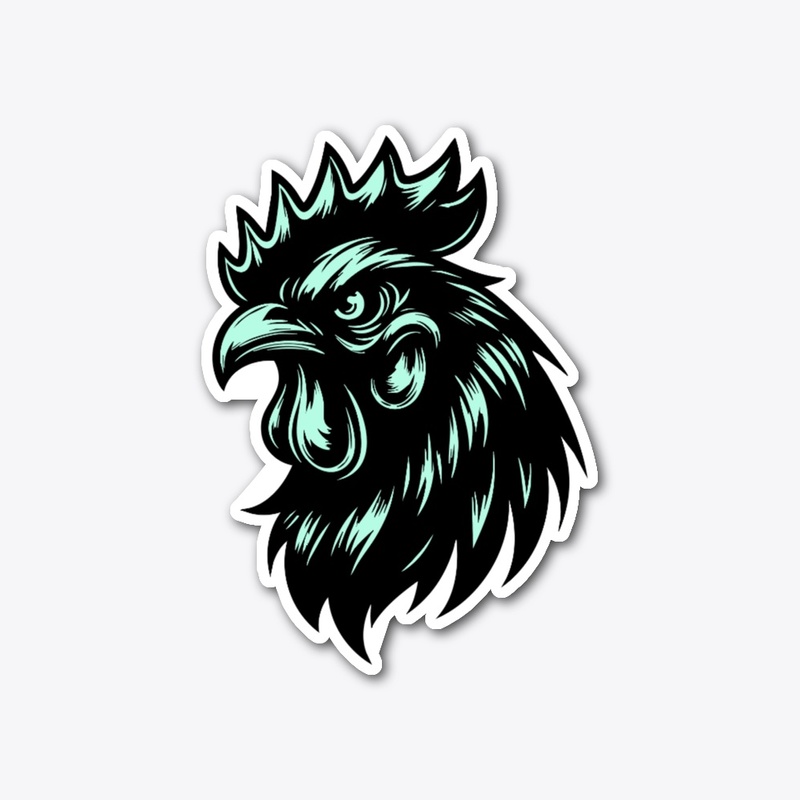 Fierce Poultry Head Artwork