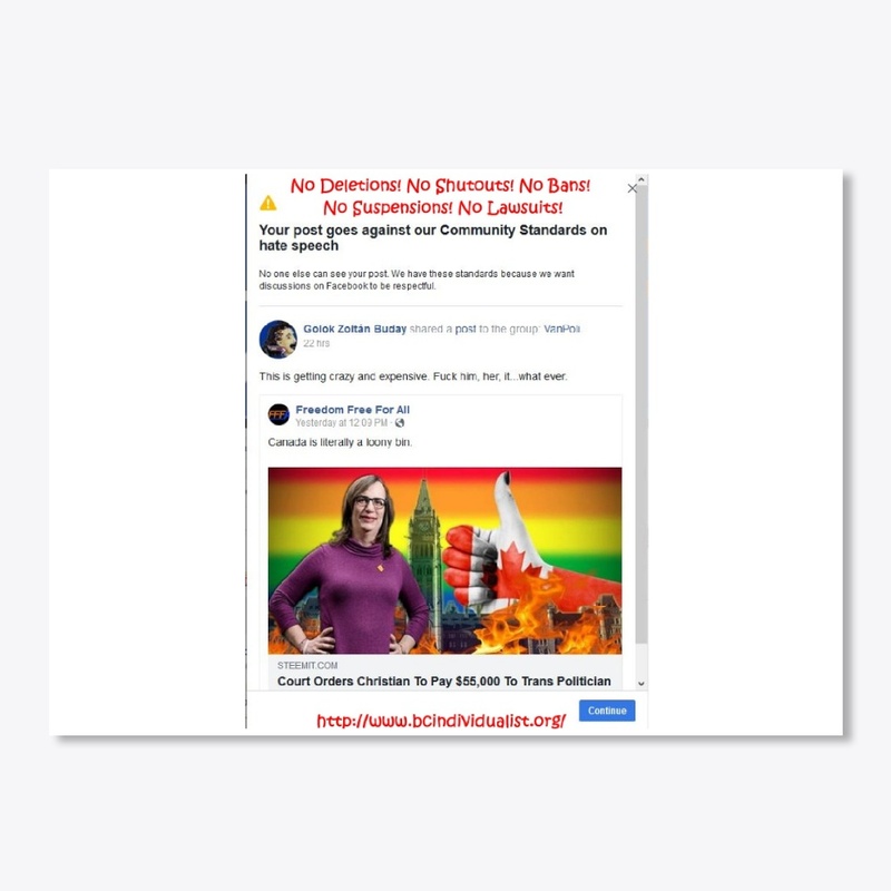 Deleted Facebook Post Swag