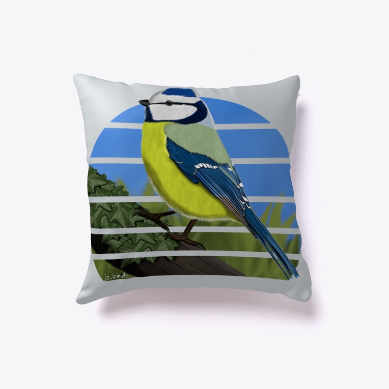 jz.birds Blue Titmouse Bird Design