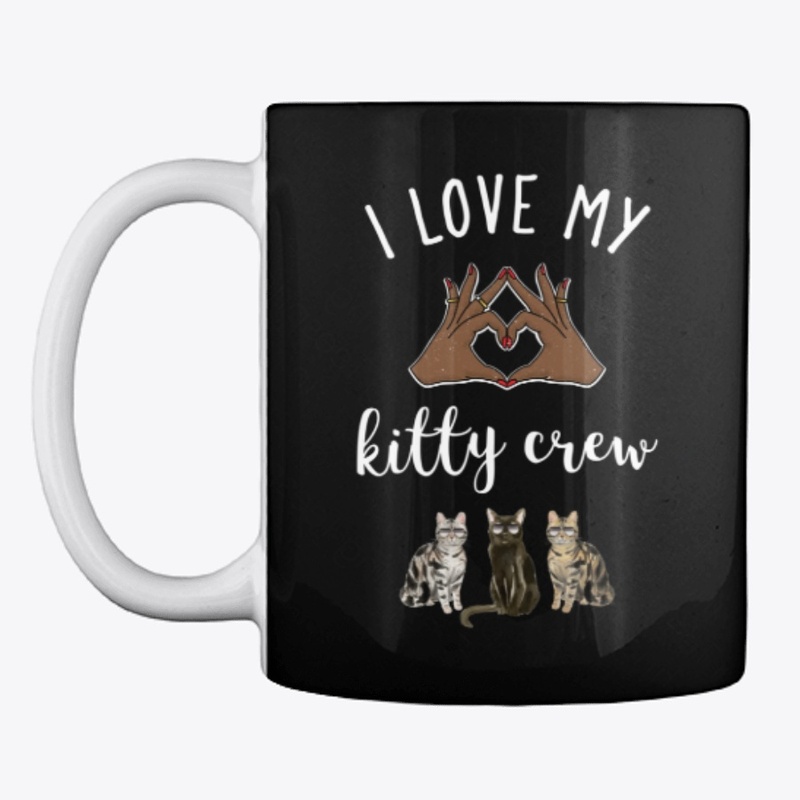 I Love My Kitty Crew Design 3 | Cat Tee 