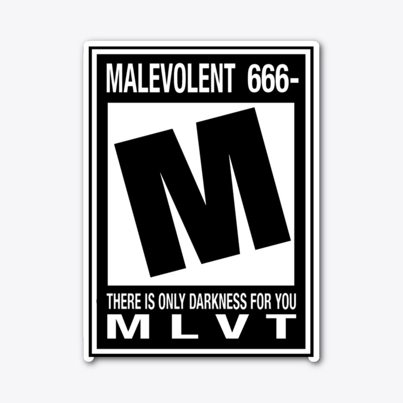 Malevolent Audiences Only Stickers