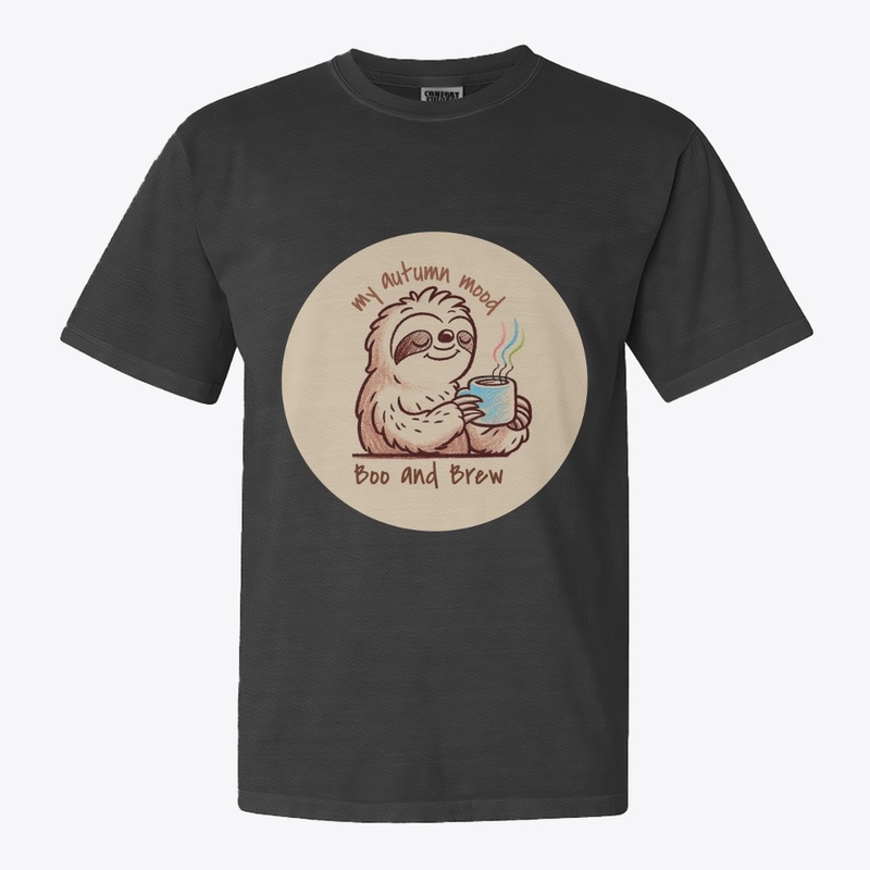Autumn and Boo vibes design tee for all