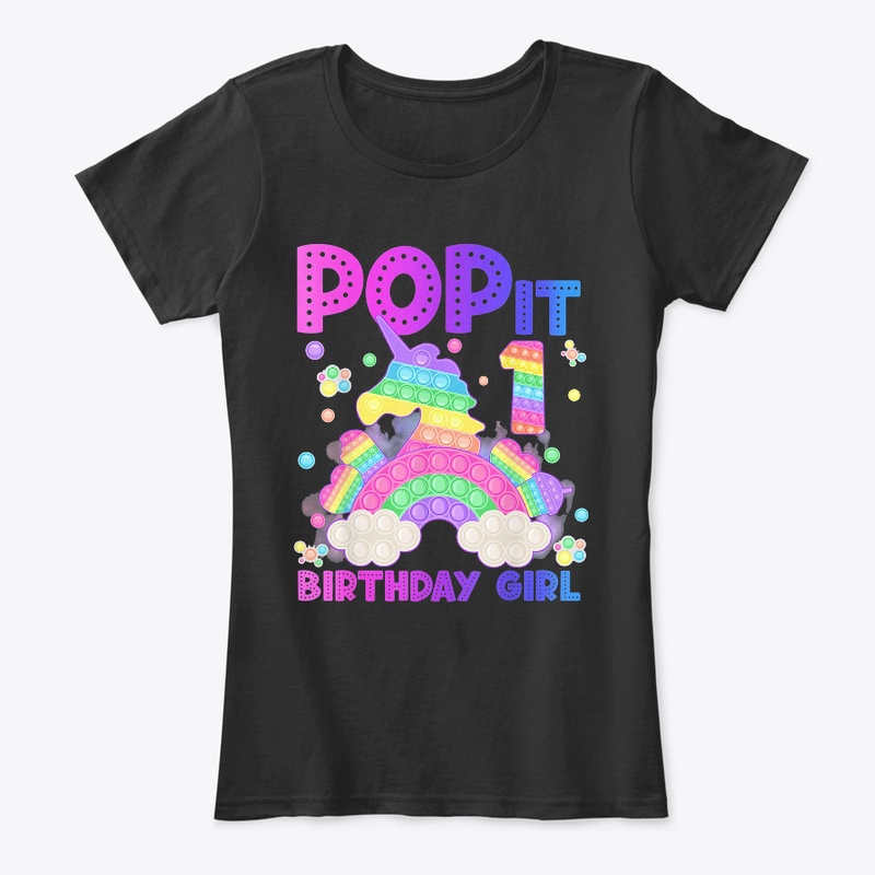 1st Birthday Unicorn Fidget Pop It