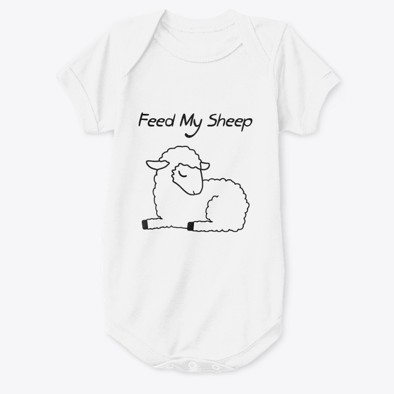 Feed my sheep bible verse simple hoodie 