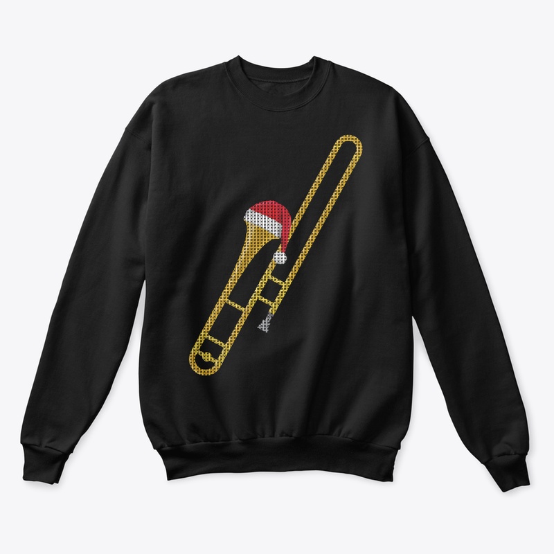Trombone Marching Band Christmas Shirt