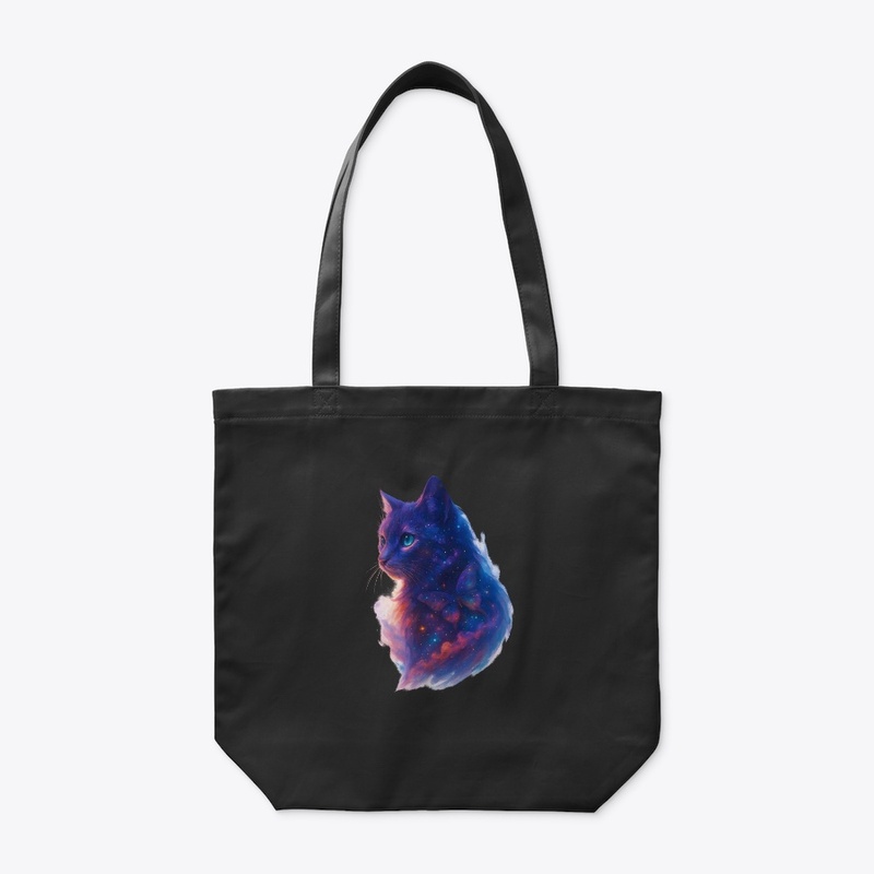 Galaxy Cat Space Art T-Shirt