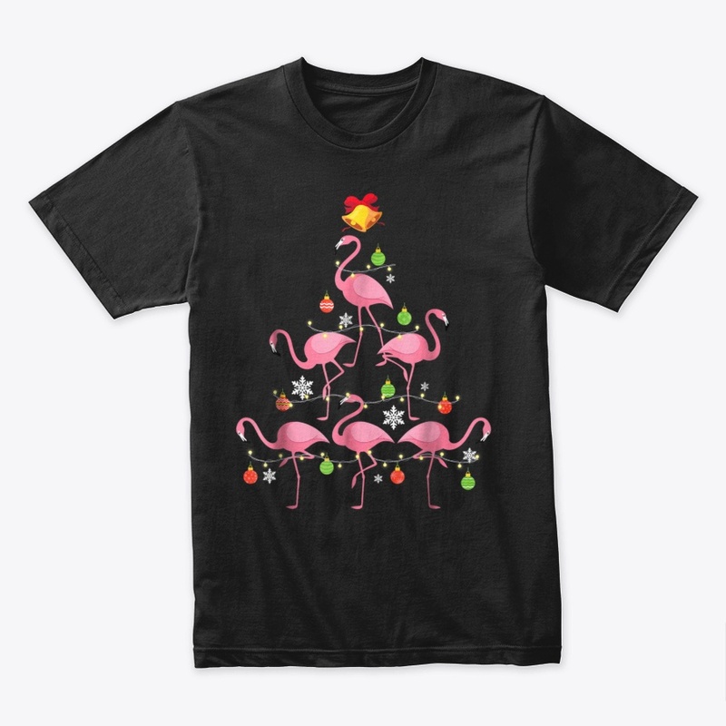 Pink Flamingo Christmas Tree