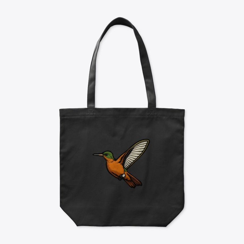 Cinnamon Hummingbird - Bird Art