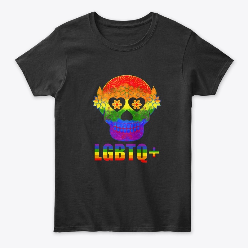 Pride LGBTQ+ Skull T shirts