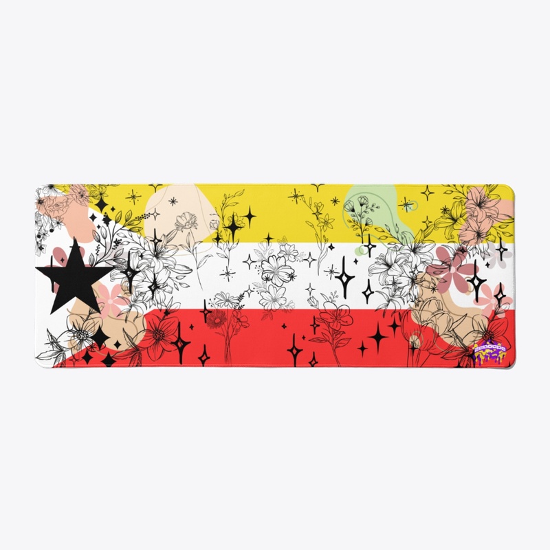 Somali Tri-Frag Lily Radiance mousepad