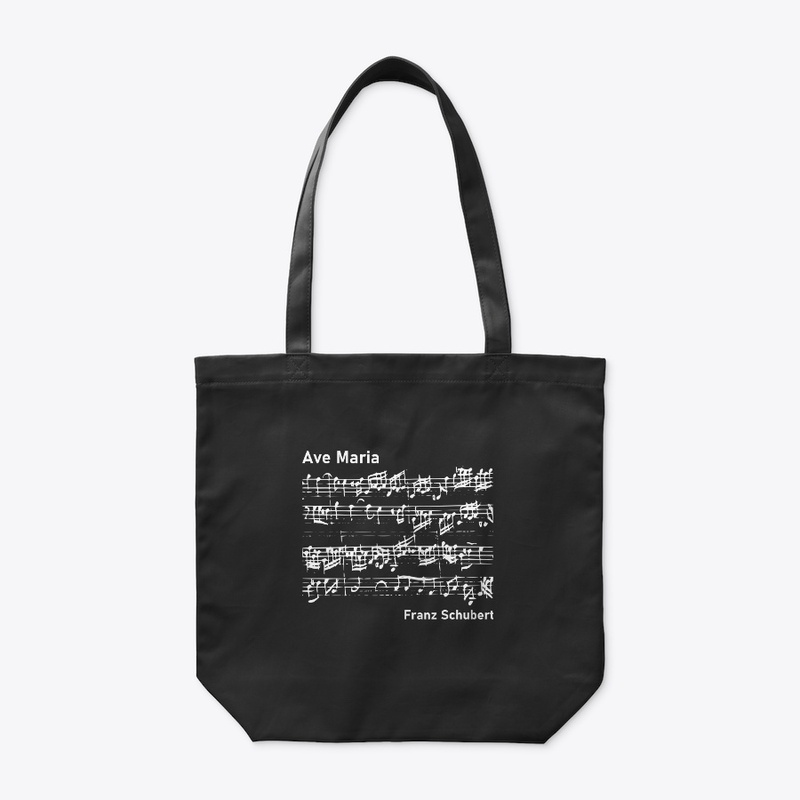 Schubert's Ave Maria Sheet Music T-shirt
