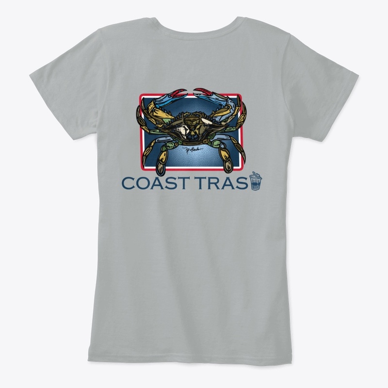 Coast Trash Blue Crab