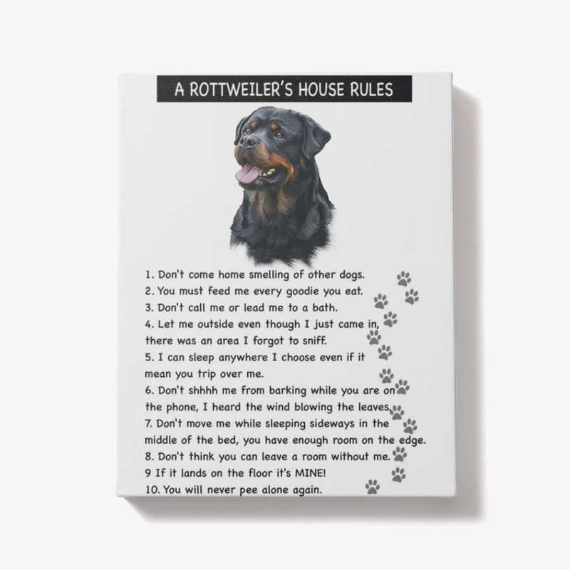 A Rottweiler's House Rules
