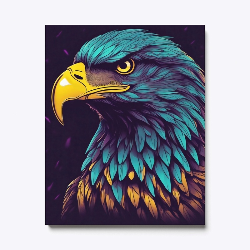 Majestic Bald Eagle in Vibrant Colors
