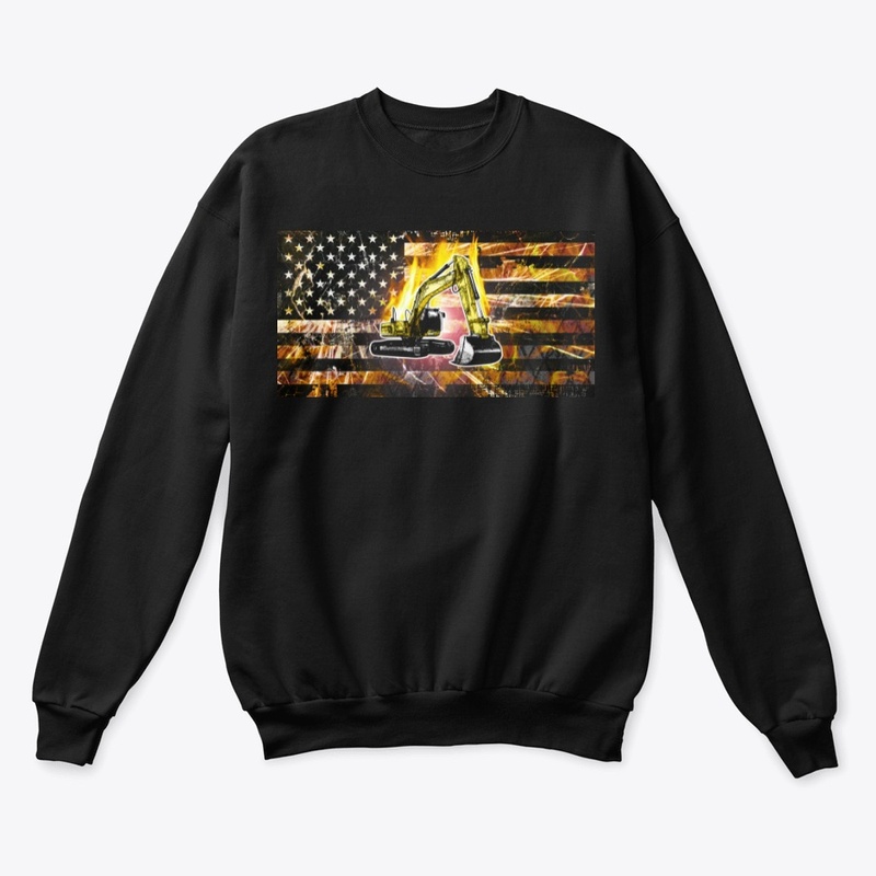 Excavator Flag Sparks