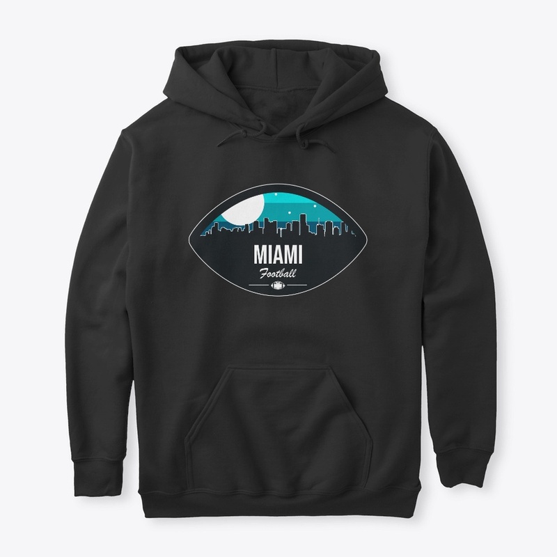 Miami Football Skyline Badge
