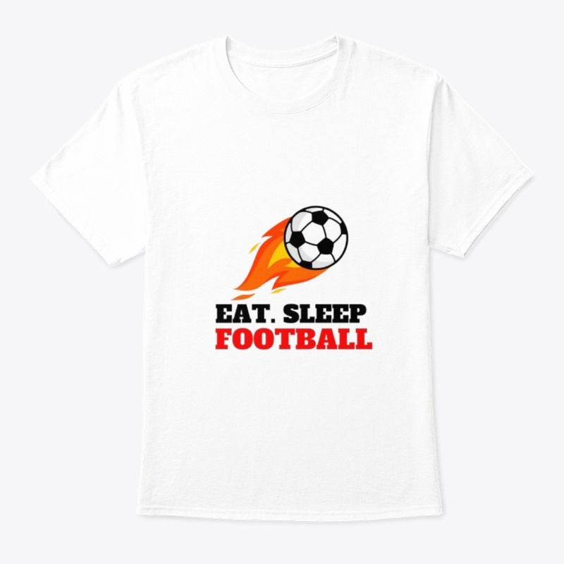 ⚽ Eat Sleep Football Daily Routine Shirt