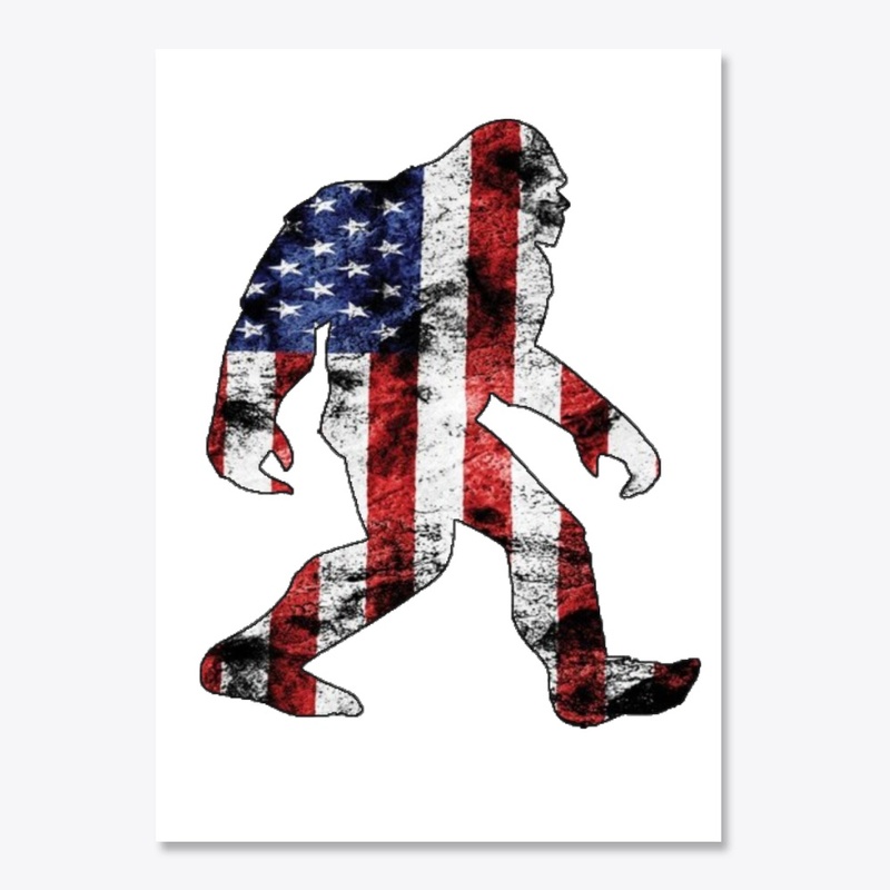 Bigfoot USA v5 Sticker