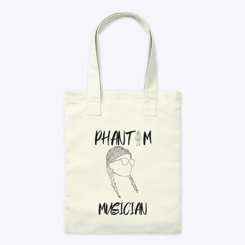 Phantom Merch Black on White