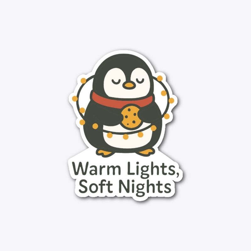Warm Lights Soft Nights Penguin