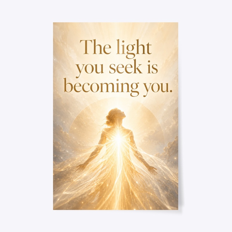 Becoming Light Wall Art