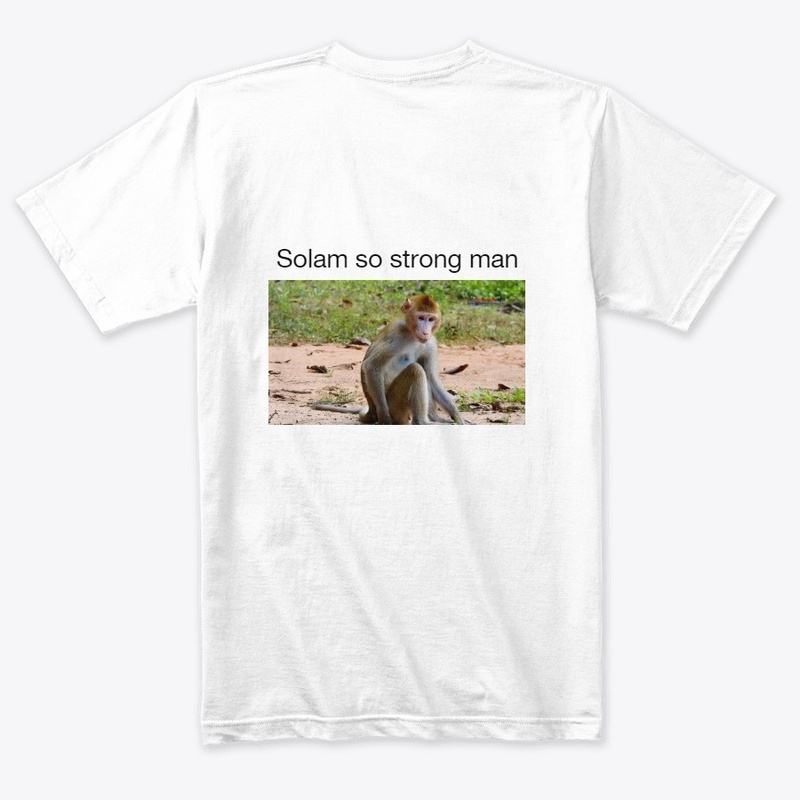 Solam on T shirt now so adorable