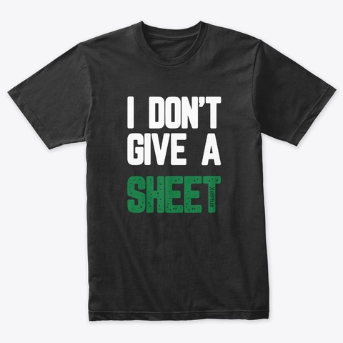 Don't Give T Shirt Men Premium Xel Plus Vintage Black T-Shirt Front