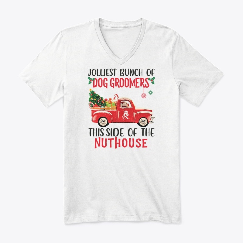 Dog Groomer Christmas Hoodie
