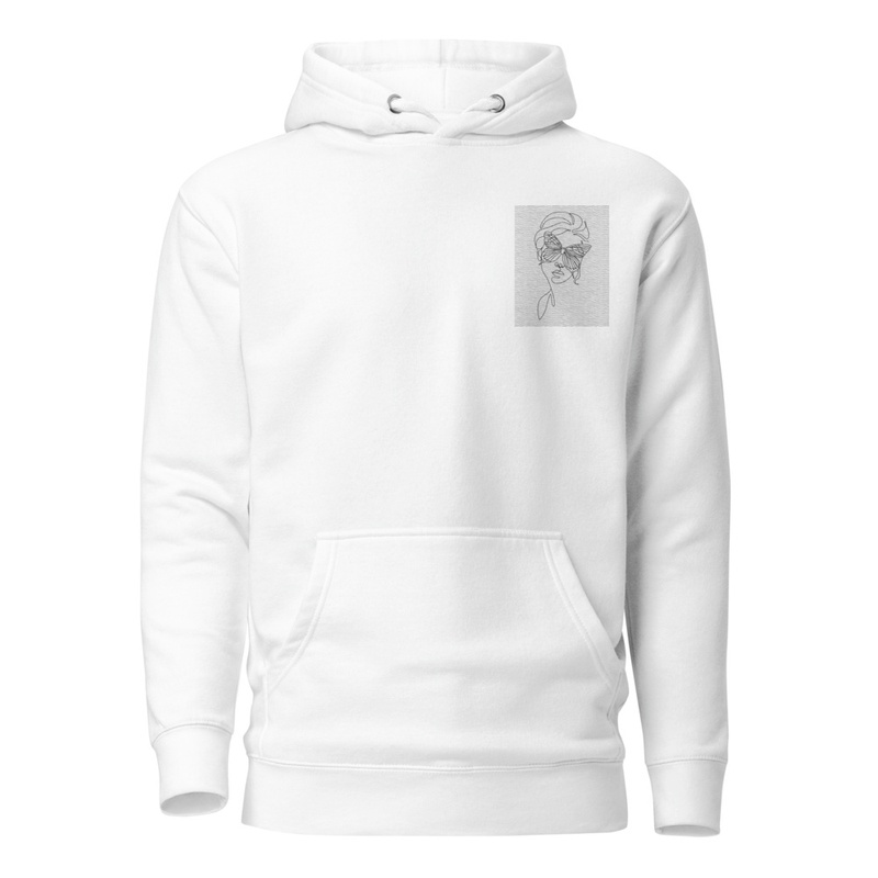 Premium customize white Hoodies 