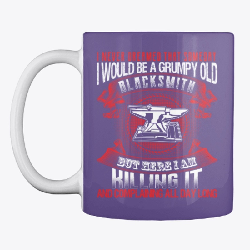 Vintage Design Grumpy Old Blacksmith