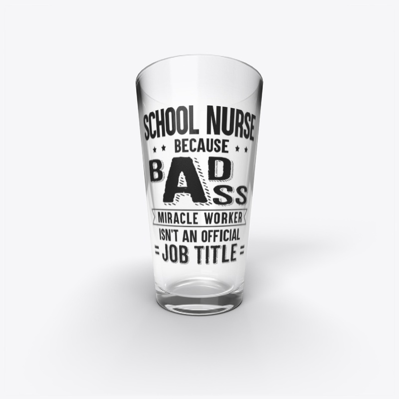 Funny School Nurse Gift Miracle Worker