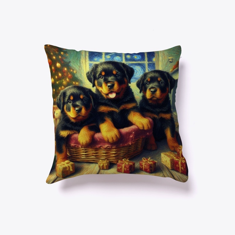 Rottweiler Puppies Christmas