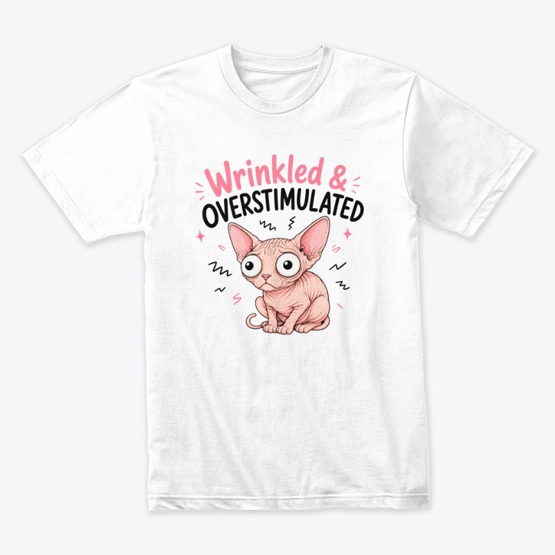 Wrinkled And Overstimulated Sphynx