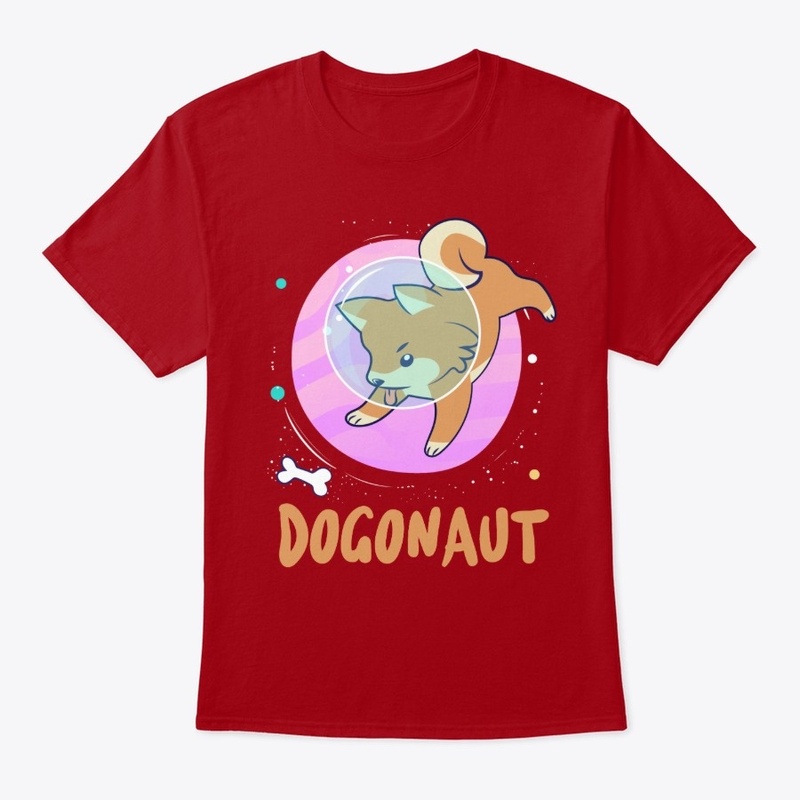 Dog Astronaut Space Travel Planet Bone