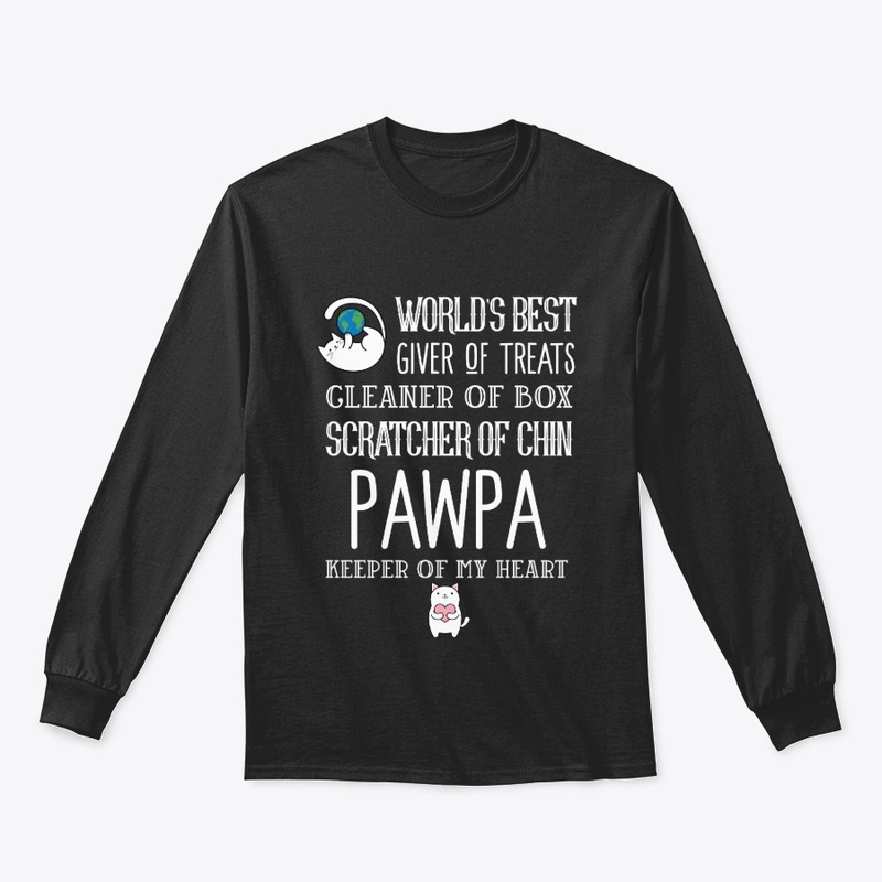 World's Best Pawpa Design | Cat Tee