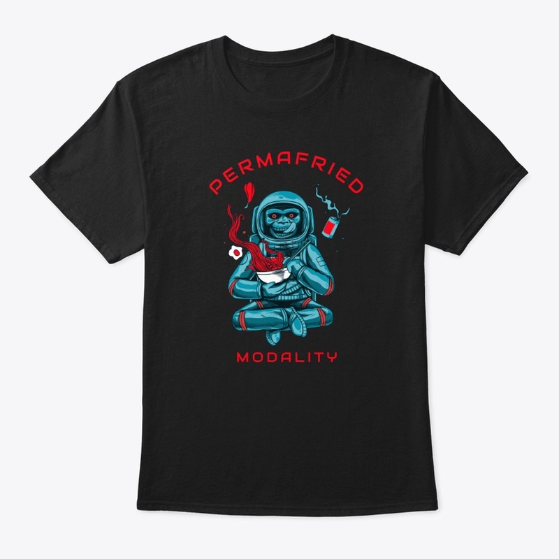 Chimp astronaut, ramen noodles, crazy