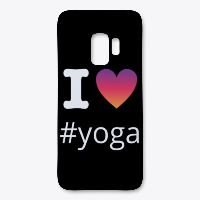 I Love Yoga Design With Insta Hashtag