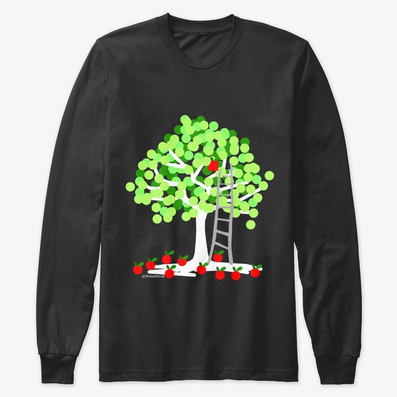 apple tree by night