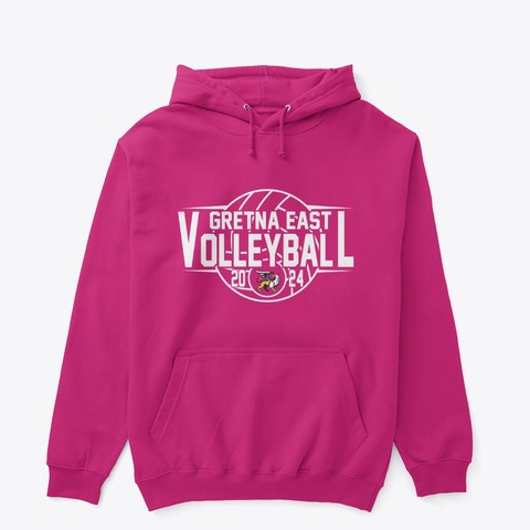 Volley Ball On Pink Heliconia Kaos Front