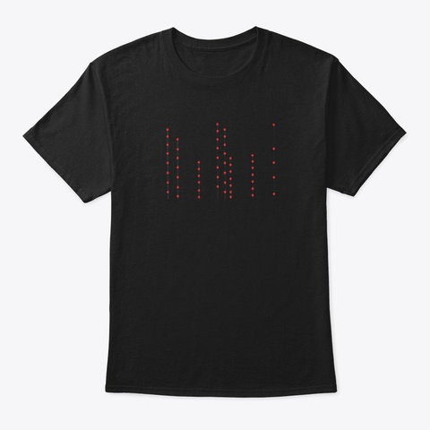 Roxborough's Radio Towers   "Red Stars"  Black T-Shirt Front