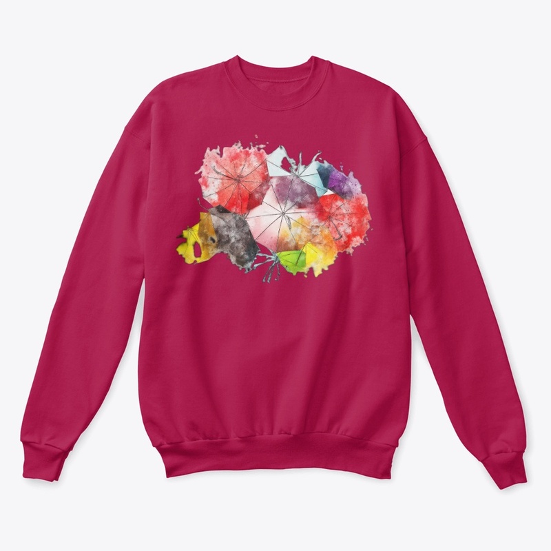 Expression:  Colourful Umbrella T-shirt 