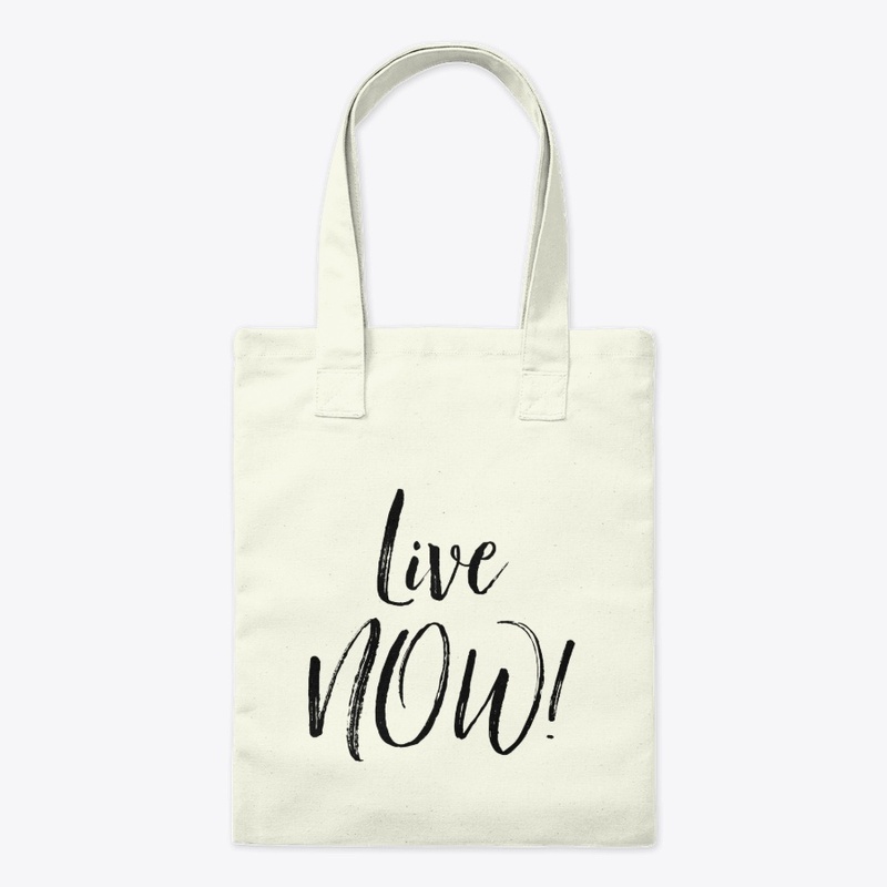 Live Now! Grocery Tote Bag