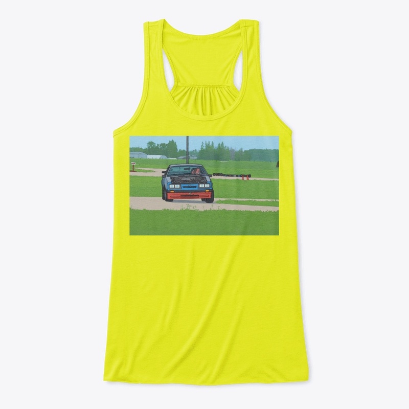 Cartoon race car of Stitch!