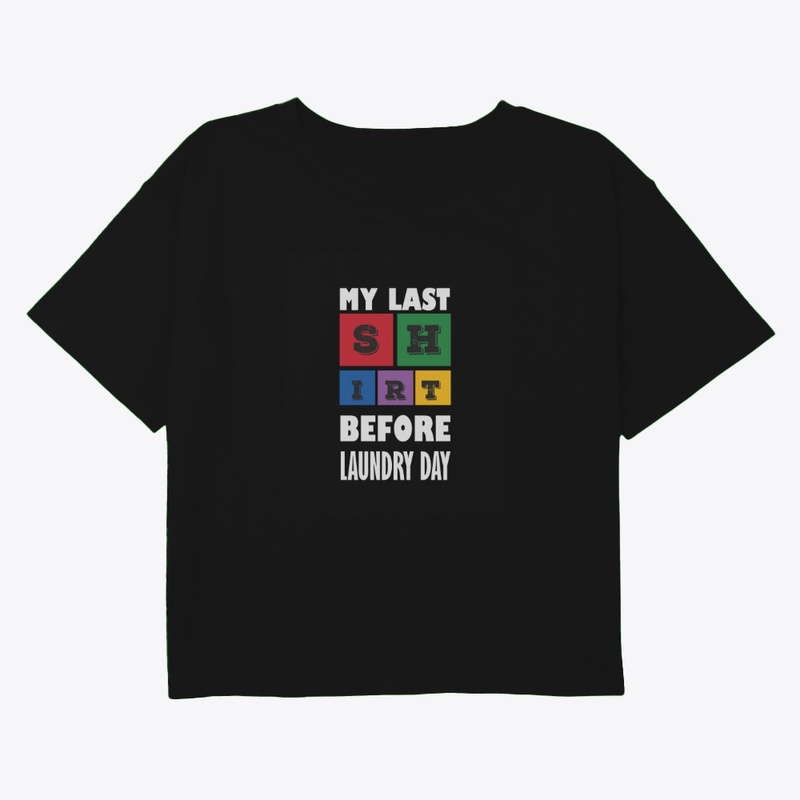My shirt before landery day