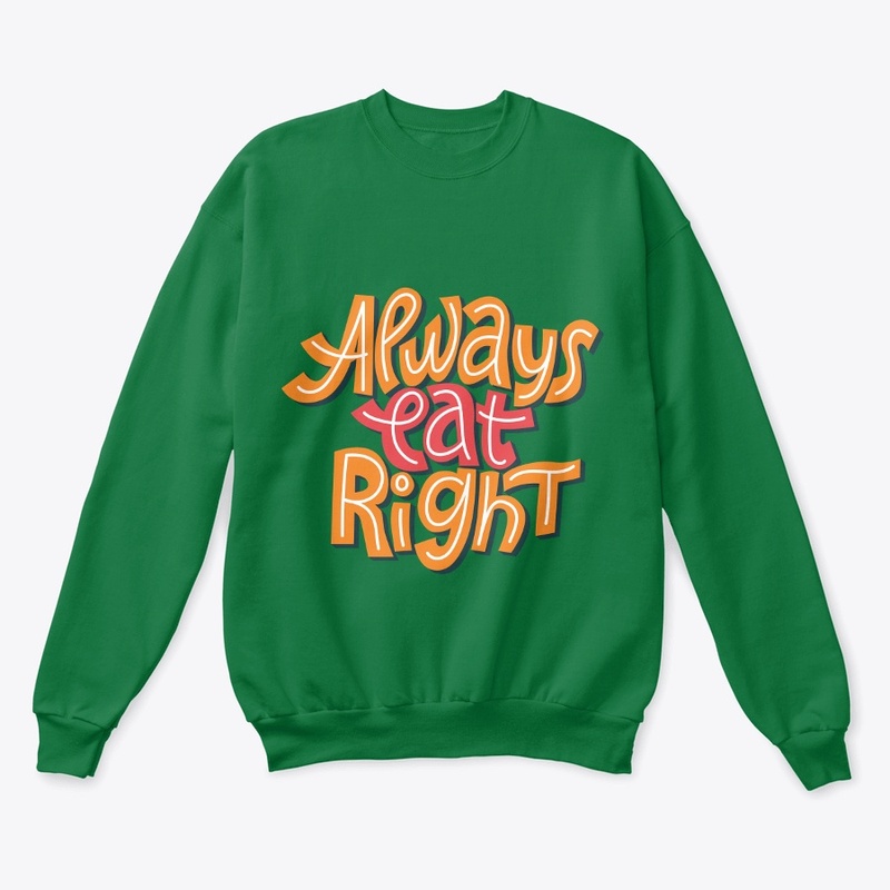 Always Eat Right Text
