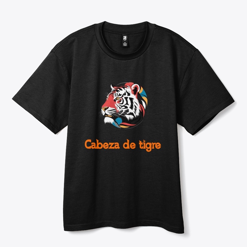 Cabeza de tigre-T-Shirt, 