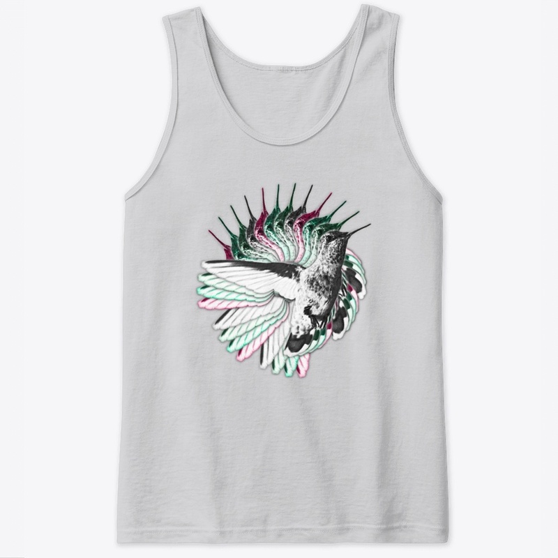 Hummingbird Swirl Design Tank Tops!
