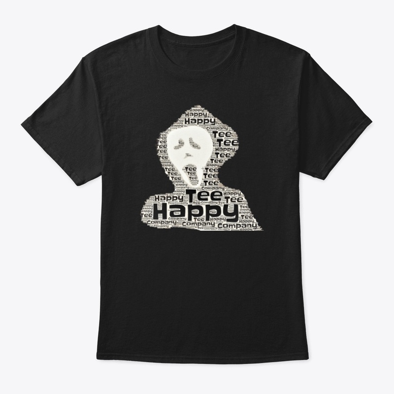 Scary Man Tee. Word Art Collection.