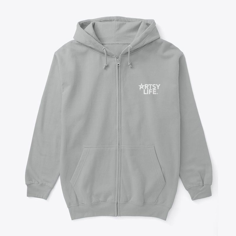 Artsy Life Logo Zip Hoodie